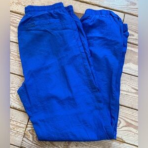 vintage Christian Dior blue nylon windbreaker track pants size m